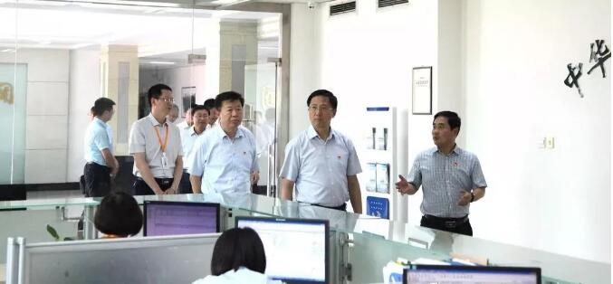 濰坊市委書記惠新安蒞臨集團(tuán)公司調(diào)研，高密市委書記卞漢林陪同
